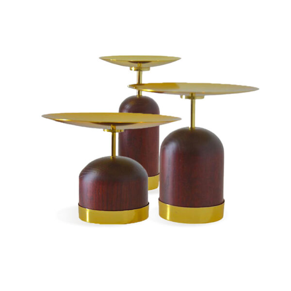 SIERRA CHERRY Candle Holder Set