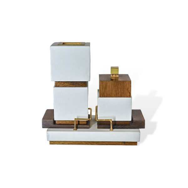CUBICUS HIGH Incense Burner Set-White
