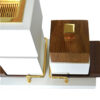 CUBICUS HIGH Incense Burner Set-White