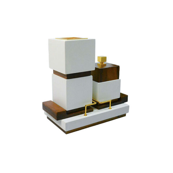 CUBICUS HIGH Incense Burner Set-White
