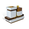 CUBICUS LOW Incense Burner Set-White