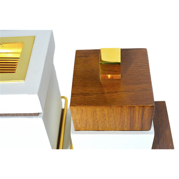 CUBICUS LOW Incense Burner Set-White