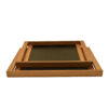 ELEGANTE BLACK Tray Set