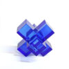 GEO-BLUE LARGE Crystal D?cor Object