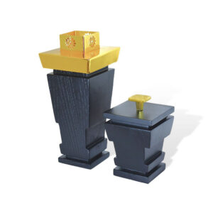 MAJESTIC Ebony HIGH Incense Burner Set