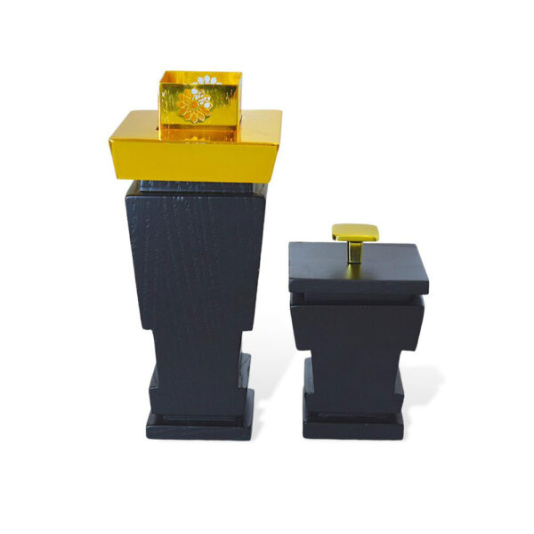 MAJESTIC Ebony HIGH Incense Burner Set
