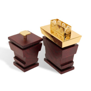 MAJESTIC Red LOW Incense Burner Set