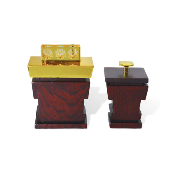 MAJESTIC Red LOW Incense Burner Set