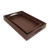 ROMA BROWN TRAY SET